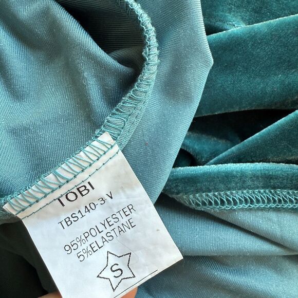 Tobi Strapless Velvet Dress Small - Picture 11 of 11